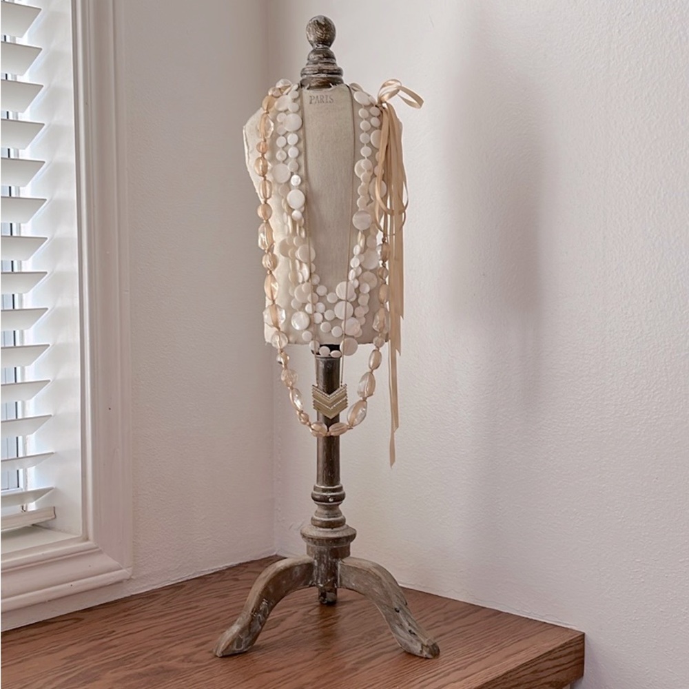 Paris dress form jewelry organizer